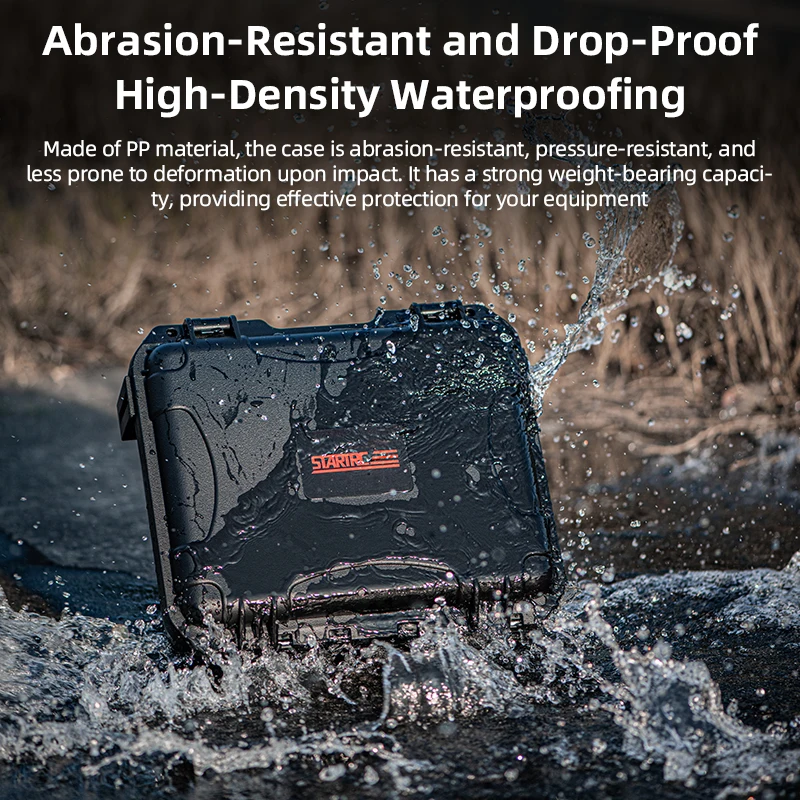 STARTRC PHOTO Doppelschichtige wasserdichte Hartschalen-Tragetasche für DJI Osmo Action 6/5 Pro/4/3 Zubehör Reise-Tragetasche Schutzhülle – Detail 6