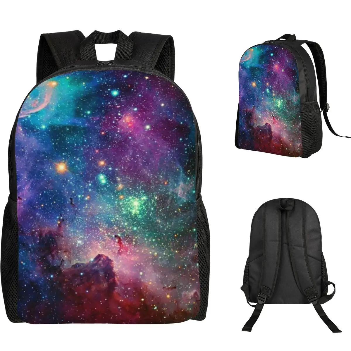 

Galaxy 1 Student Backpack School Bag Hiking Travel Daypack for Men Women Fashion Bookbag Shoulder Bags