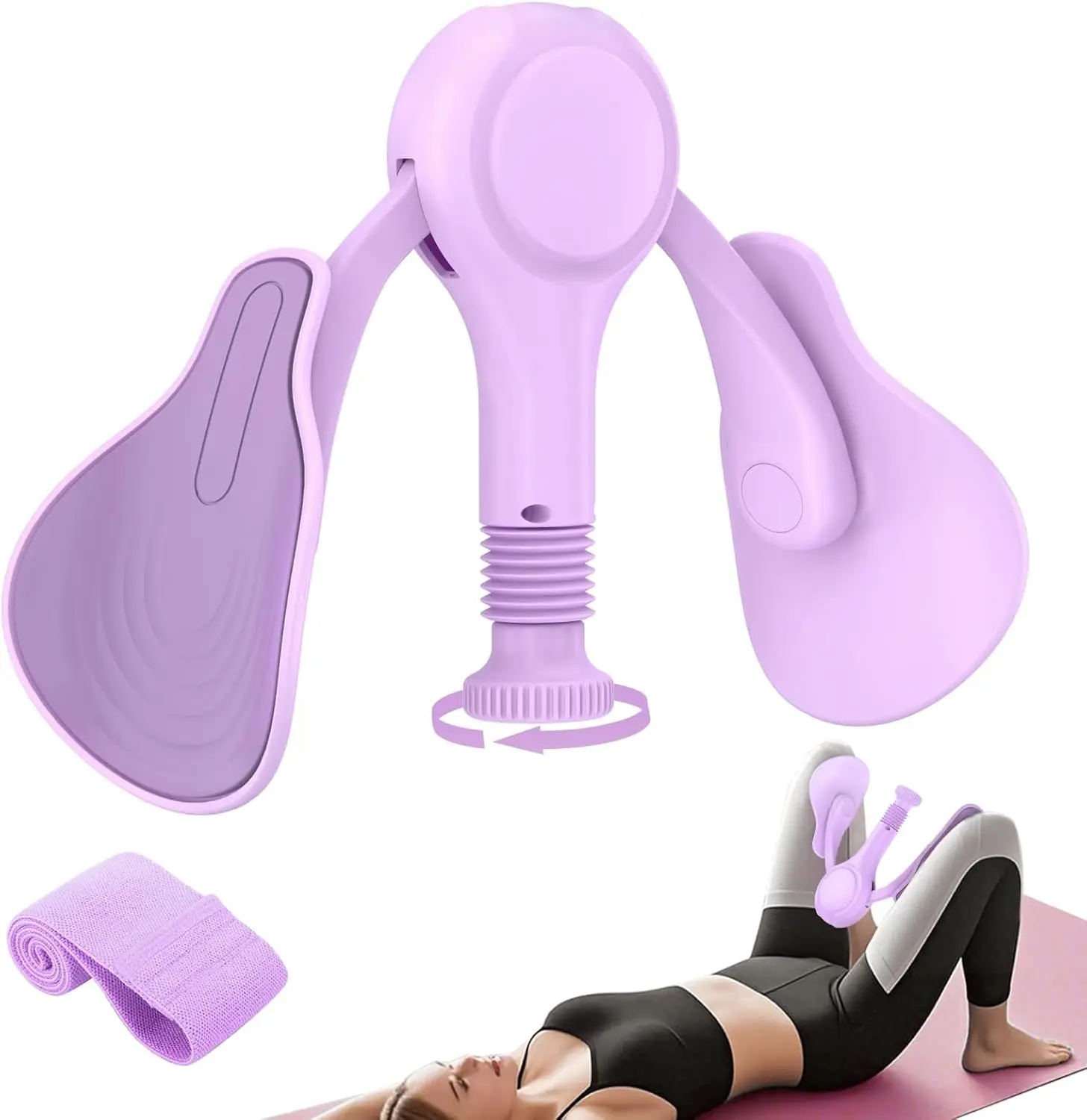 Upgraded Thigh Exerciser Kegel Exerciser, Adjustable Resistance Pelvic Floor Muscle Exercise Devices, Inner Thigh Workout Pelvic