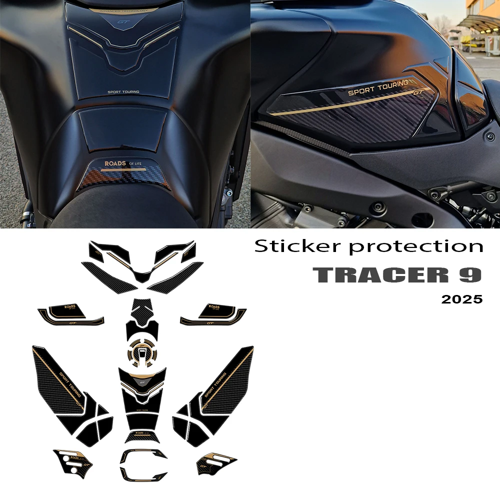 Tracer9GT Accessories Tank Pad 3D Gel Epoxy Resin Stickers Kit For Tracer 9GT 2025