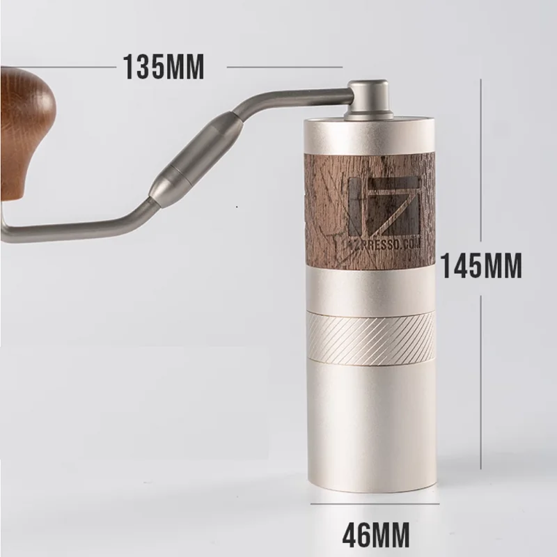 2025년 업데이트 신형 1zpresso Q 알루미늄 합금 휴대용 커피 그라인더 미니 커피 분쇄기 수동 원두 분쇄기