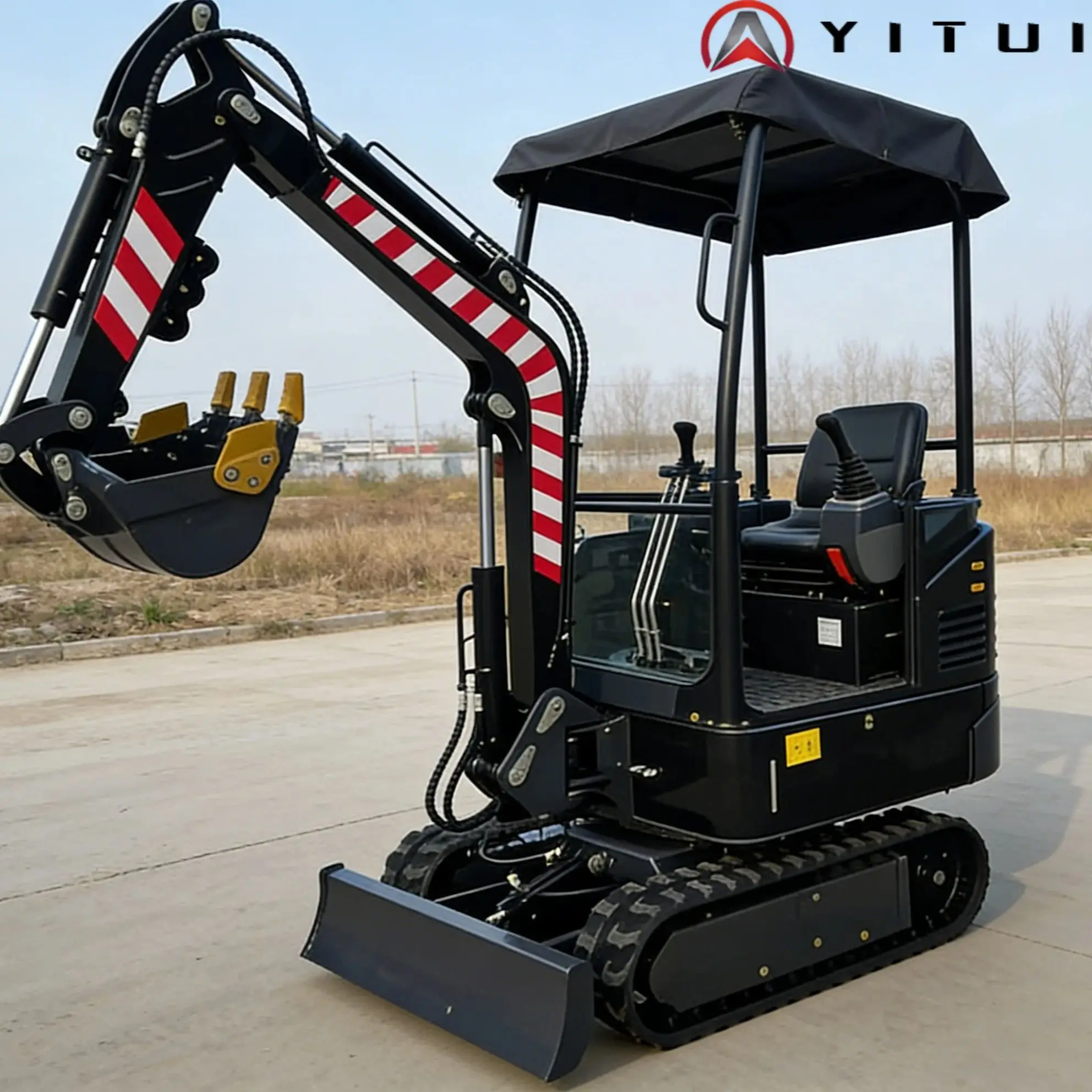 Customized 2.0t Mini Excavator With Powerful Engine High Working Efficiency Low Noise CE Approved Mini Digger