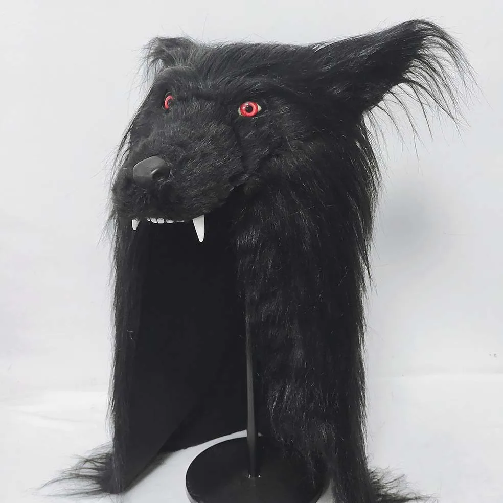 狼男マスクコスプレ動物オオカミ現実的なコスプレラテックスヘルメットマスクハロウィンアクセサリーカーニバルパーティー衣装小道具