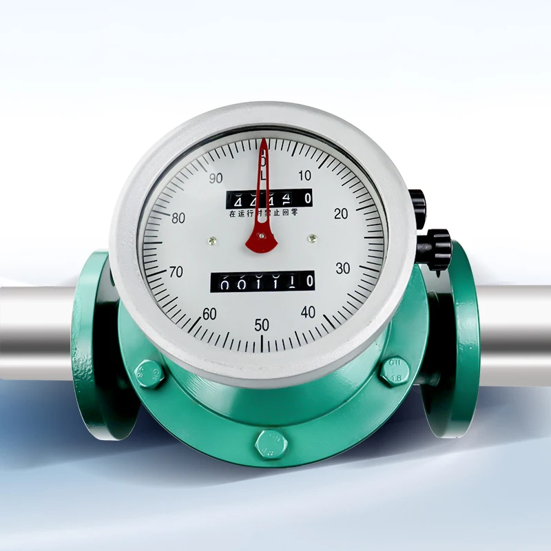 Diesel Flow Meter High Viscosity Asphalt Oil and Liquid Flow Measure Pulse RS485 for Water Medium