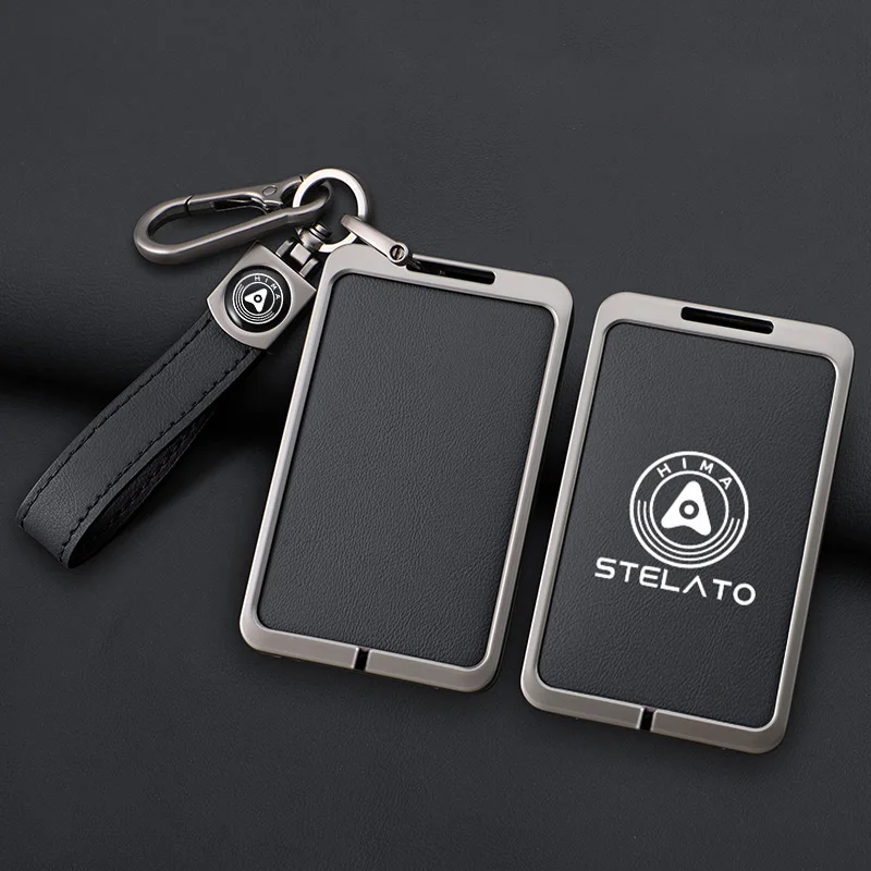 

Zinc Alloy Car Smart Remote Key Case Cover for STELATO S9 UItra Max HIMA 2024 Card NFC Keyless Keychain Accessories