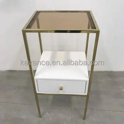 Salon Wooden Beauty Trolley Cart Customized Color 300KGS Capacity Customized Logo for Hair Salons Barber Shops