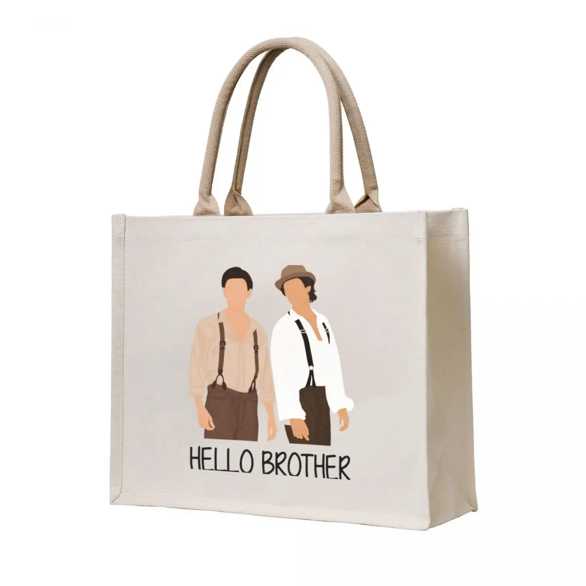 

The Salvatore Brothers Tote Bag canvas shopping bag Customizable tote bag Reusable bags