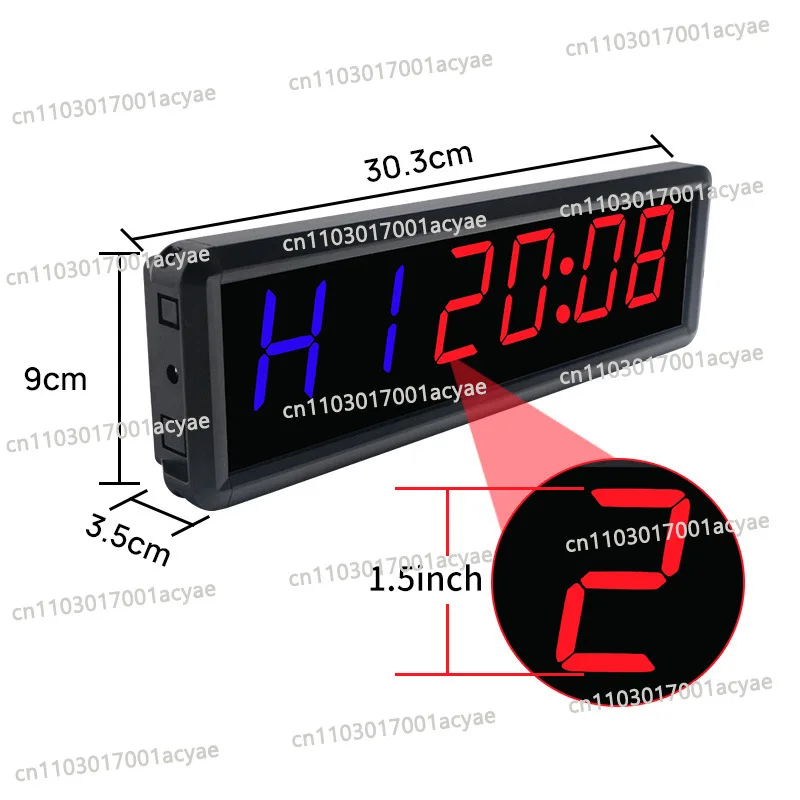Multifunctional gap training fitness timer, indoor clock exercise timer