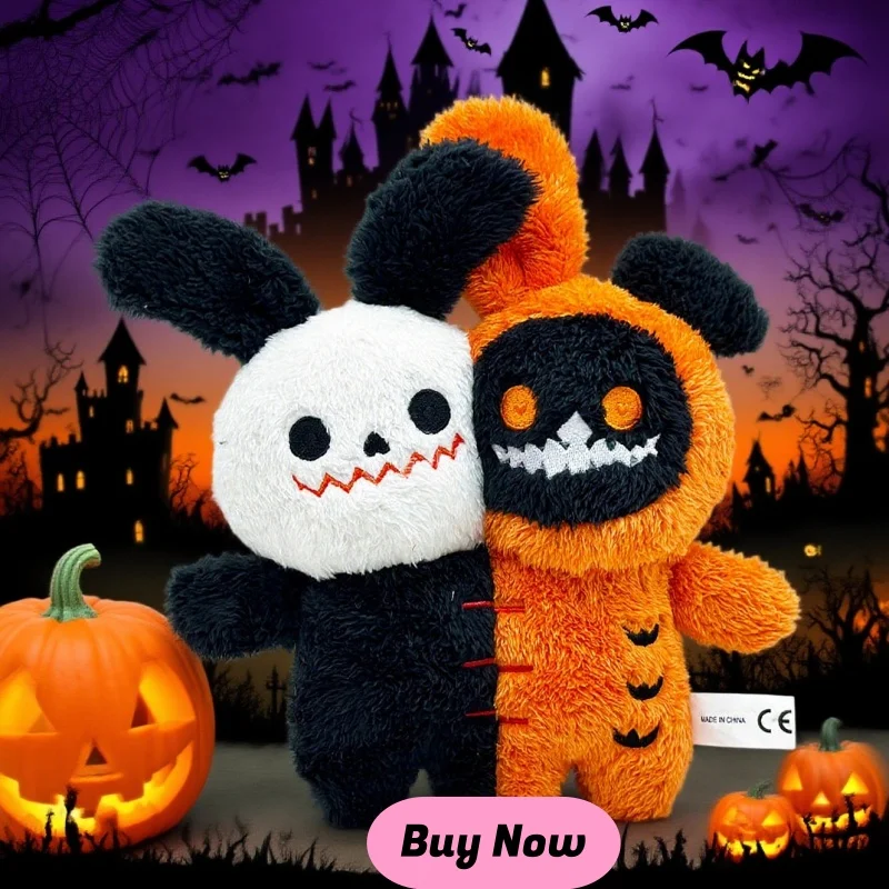 

Хэллоуин Новый Близнецы Призрак Плюшевая Кукла Двуглавая Сшитая Кукла-Монстр Фестиваль Черги Украшение Игрушка Темный Кролик Мальчик Подарок