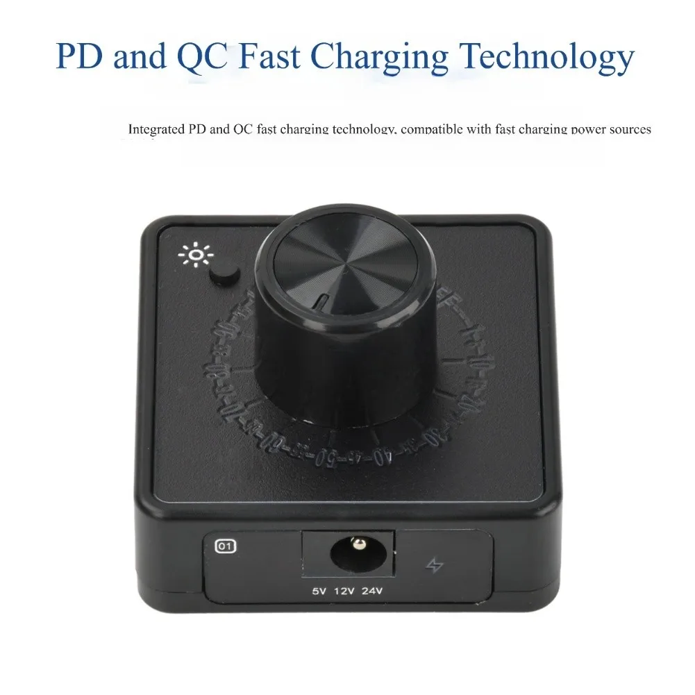 4 Wire Fan Controller with For pwm Velocity Regulation Backlit Display and For Power Delivery Quick Charge Support