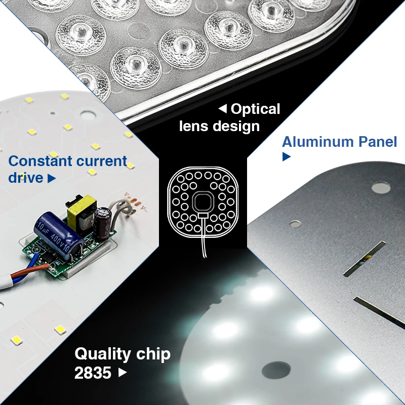 Led Ceiling Lamp 220V Ceiling Lights Module 12W 18W 24W 36W Replace Panel Light Source for Bedroom Kitchen Indoor Home Lighting