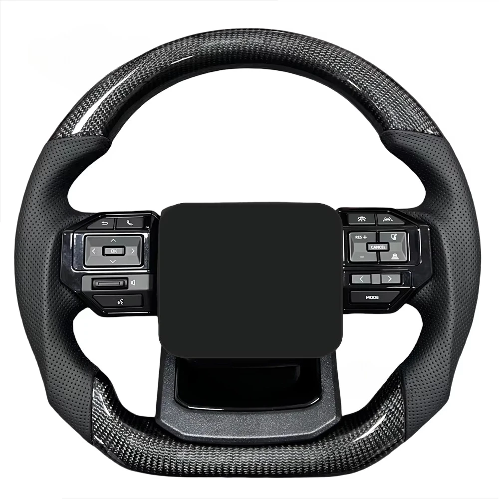 

Ремень из углеродного волокна, автомобильный руль, подходит для Toyota Land Cruiser LC250 Prado 120 150 LC70 LC200 2018-2022