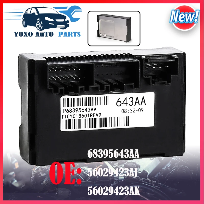 68395643AA 56029423AJ 56029423AK Black Durable Transfer Case Control Module Fit For Jeep Grand Cherokee 2011 2012 2013