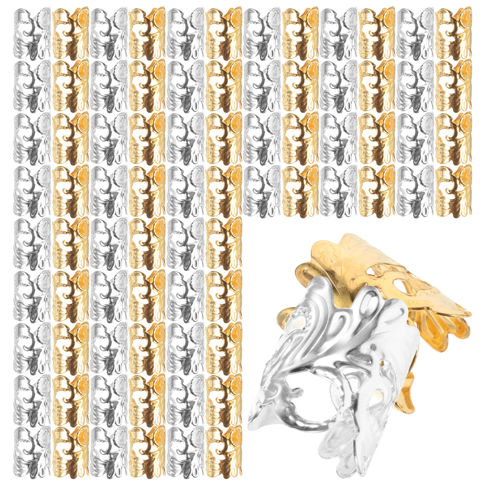 

100pcs Hair Accessories Women Hair Braids Decorations For Dreadlocks Jewelry Braid Jewelry For Braids Dreadlocks