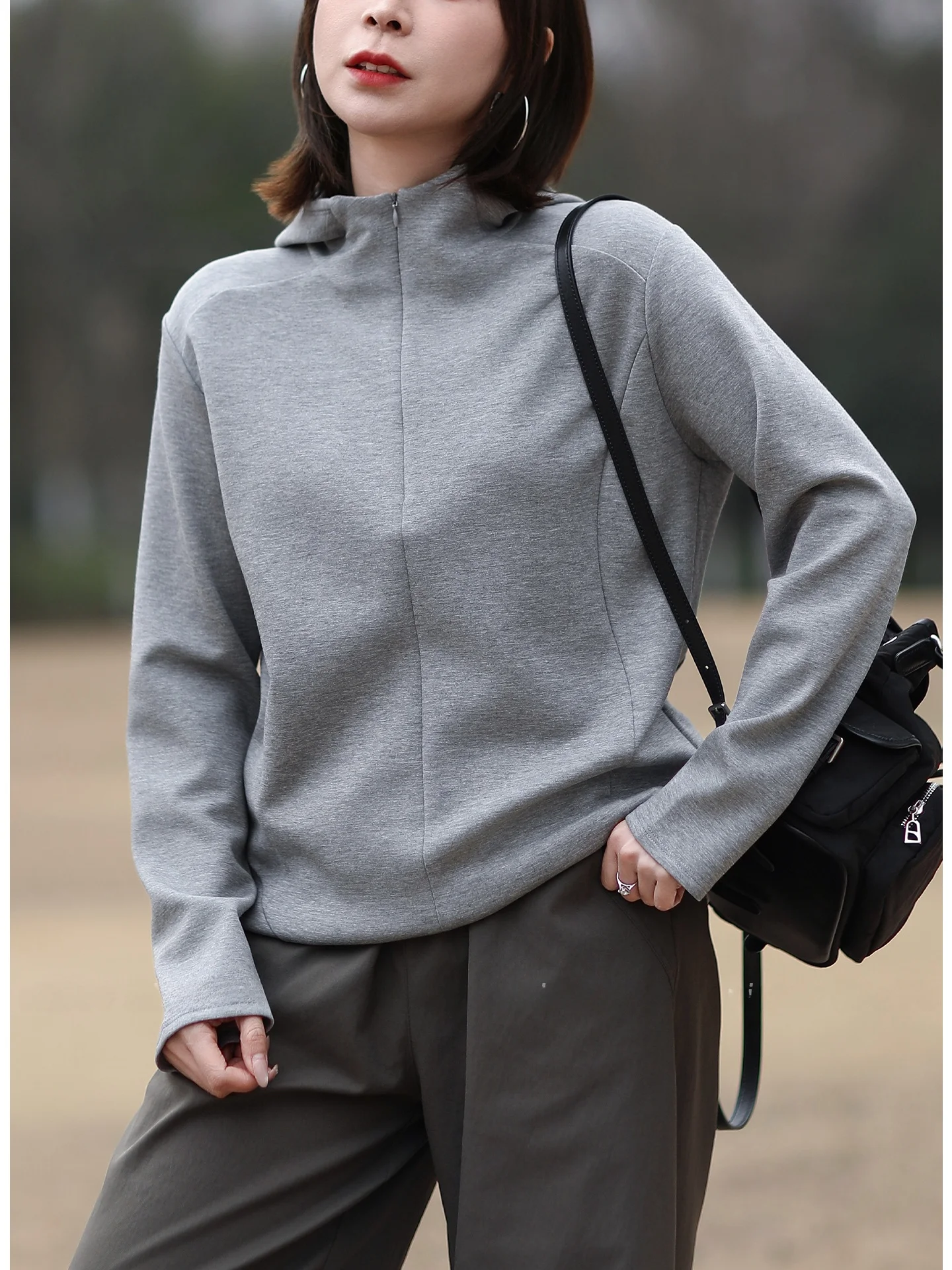 

Женская толстовка-куртка mat Design Tree с невидимой молнией, супероблегающая, прямого кроя, с длинными рукавами, весенняя верхняя одежда