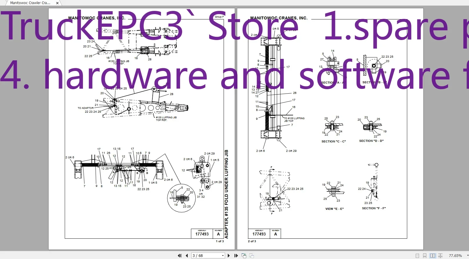 

Гусеничный кран Manitowoc TruckEPC3 7,95 ГБ 02.2022 Руководство по коллекции деталей EN PDF DVD