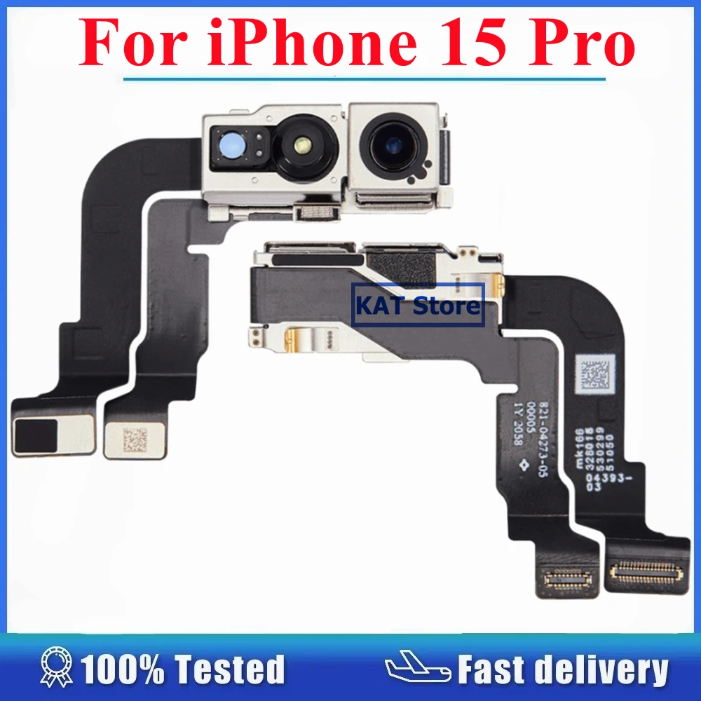 

Compatible For iPhone 15 Pro Small Front Camera Video Call amera Module Flex Cable Ribbon Replacement Parts