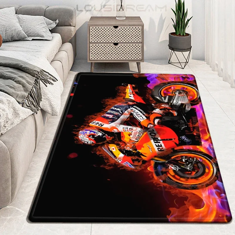 Motorcycle GP Mountain BikingSpeed Carpet Kitchen MEntrance Doormat Bedroom Floor Decoration Living Room Bathroom, Anti-slip Rug image 2