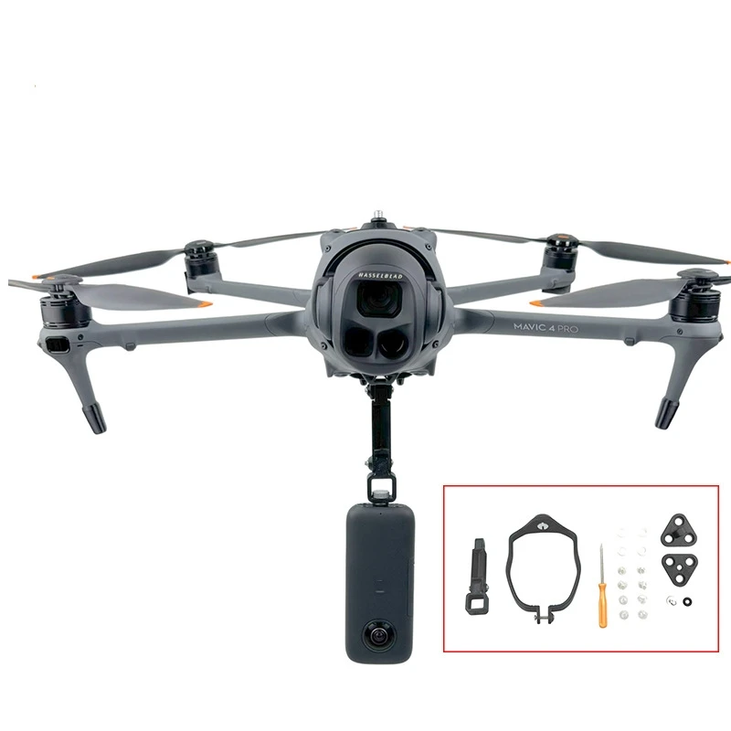 

For DJI Mavic 4 Pro Mount Panoramic Camera Bracket Expansion Top Mount 2-in-1 with 1/4 Screw Adapter Drone Accessories​