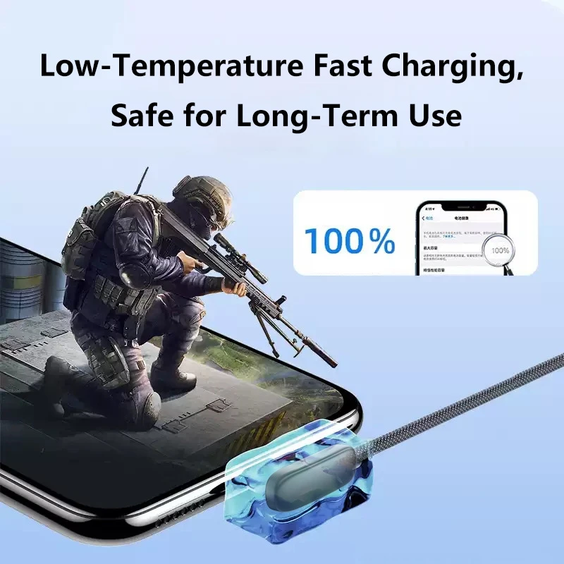 100W Fast Charging Cable Right Angle 90 Degree USB C Type C Data Cord Mobile Cell Phone Fast Charging Data Cable for Samsung MI - view 6