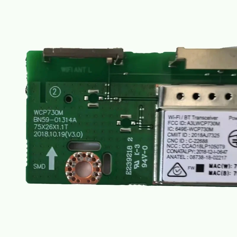 Compatible with Samsung WiFi Board BN59-01314A for UN65RU8000FXZA QN55Q70RAFXZA UN65RU7200FXZA UN55RU7100FXZA UN65RU7300FXZA