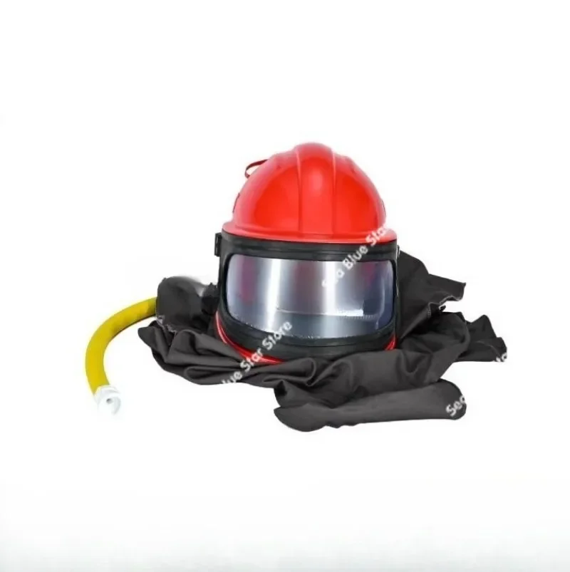New sandblasting helmet cap ABS canvas sandblasting suit high pressure sandblasting machine accessories