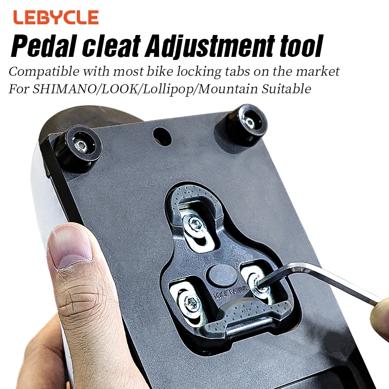 

LEBYCLE Multi-Model MTB Bicycle Self-locking Pedal Cleats Ultra Lightweight Road Bike Pedals Locking Cleat Plate