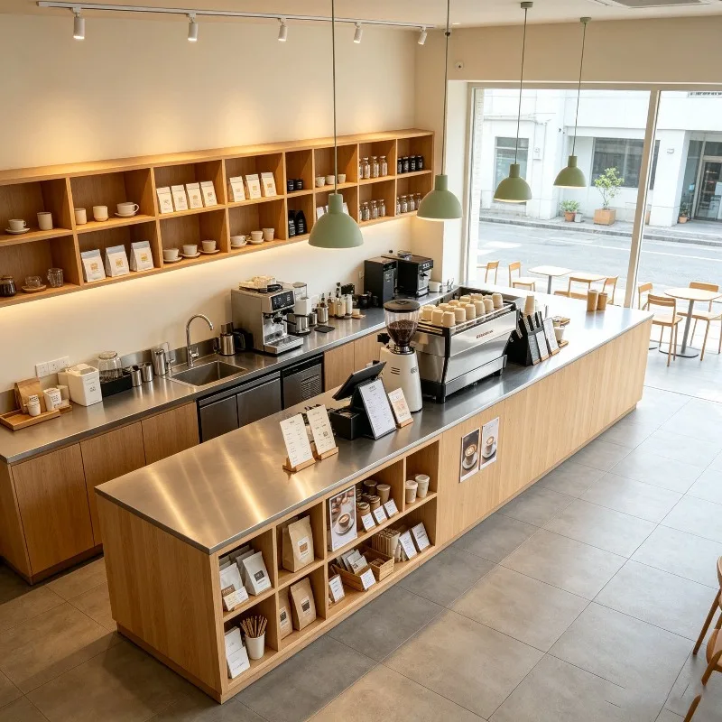 New Bar Log Wind Coffee Shop checkout page Catering Cake Clothing  B & B Front Desk Flower Operating Desk