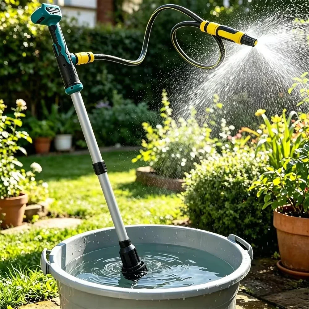 Cordless Submersible Water Pump, Deep Well Stick Water Transfer Pump, Compatible for Makita 18V Battery, Battery Excluded
