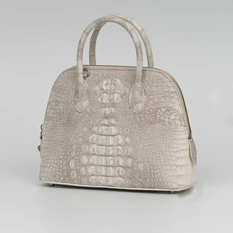 

High - Quality Genuine Crocodile Leather Ladies' Handbag with Real Cowhide Lining, a Symbol of Elegance