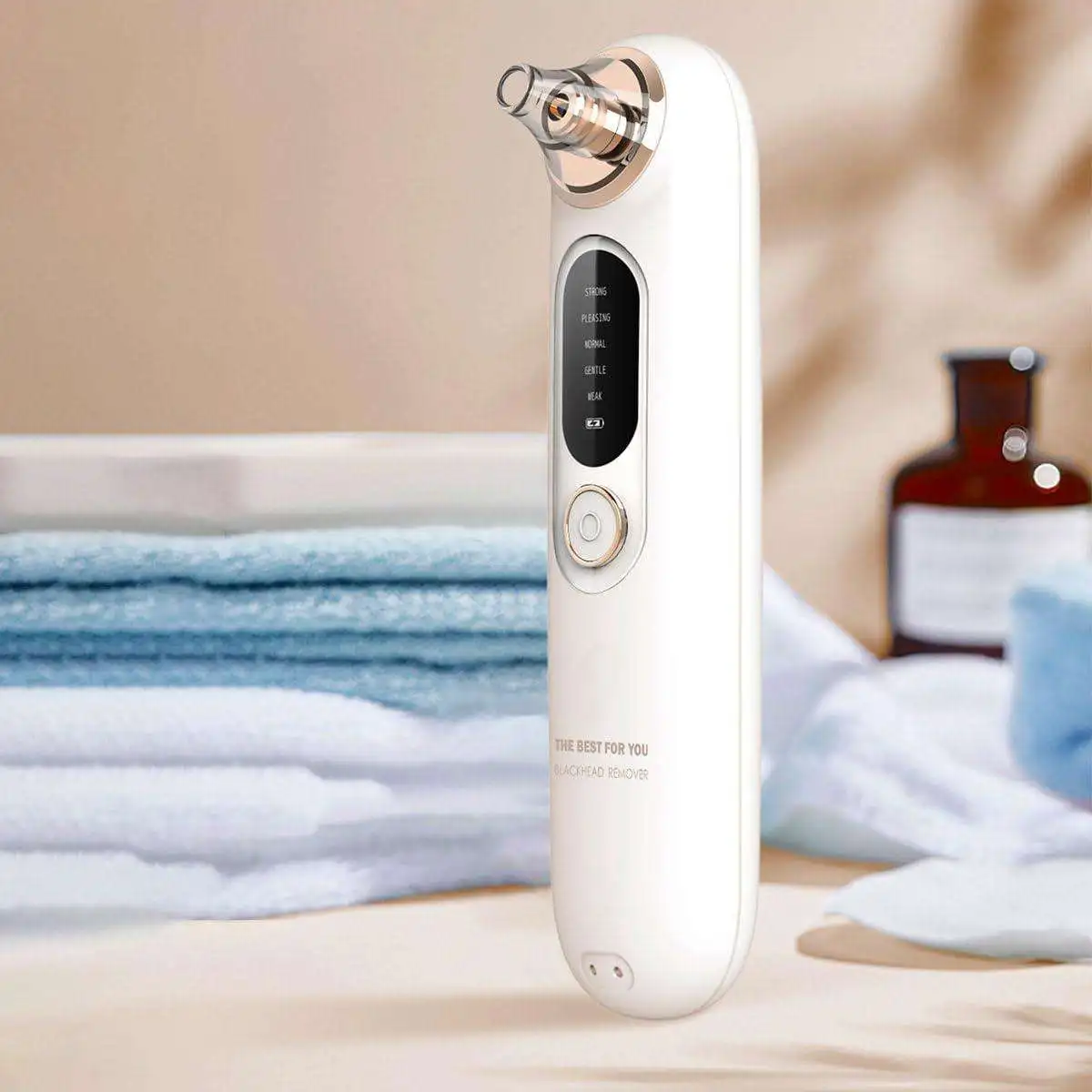 Black Head Remover for Face Blackhead Extractor Tool with 4 Adjustable Suction Head Deep Skin Exfoliation,pore Tool Kit