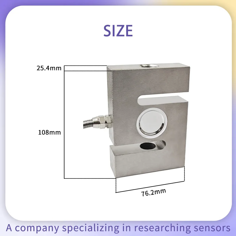 S-Type Load Cell Tension/Compression-Force Sensor Industrial Weighing Alloy Steel Weight Transducer Hopper Scale Mixing Station