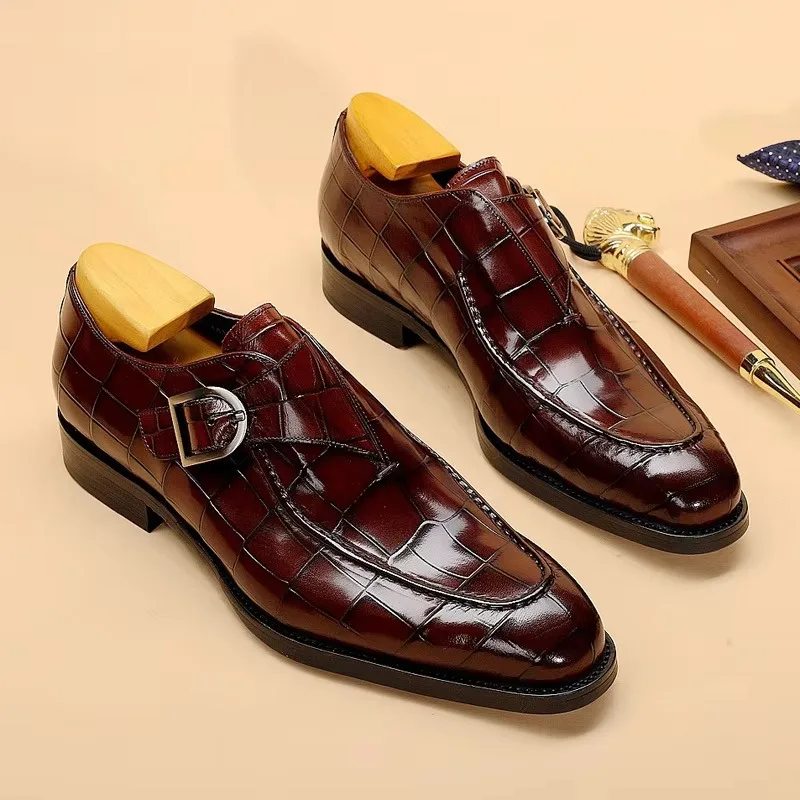 

Sizes 48 Mens Shoes High Quality Men's Business Dress Leather Shoes British Style Retro Carved Oxford Shoes Banquet Wedding Shoe
