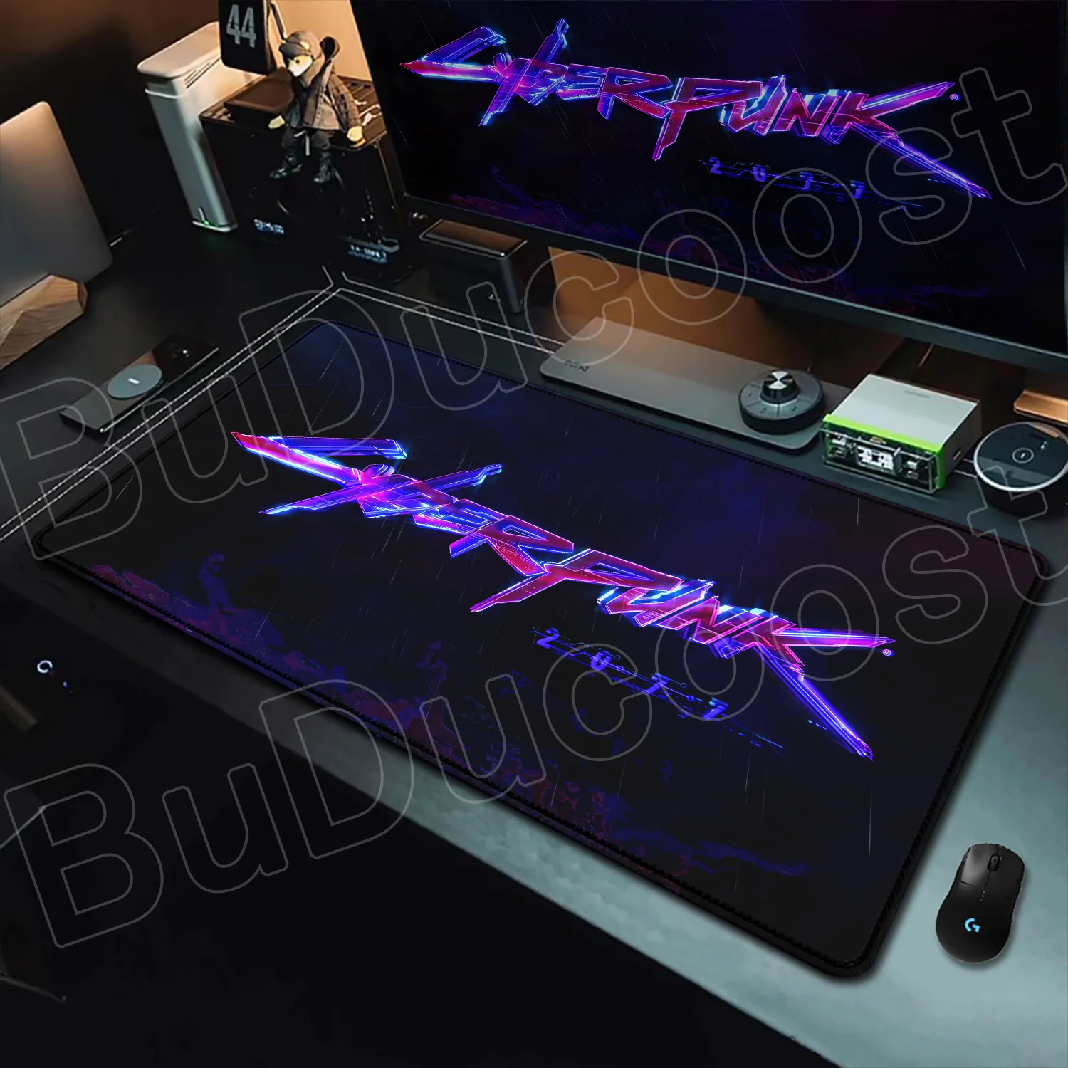 Cartoon Anime Cyberpunk Mouse Pad 900X400mm Tappetini da tavolo per laptop di grandi dimensioni Gomma antiscivolo E-sport Gioco Tappetino per mouse da ufficio Tappetino per mouse da scrivania