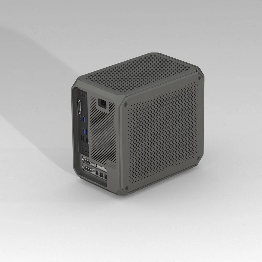 in-line Graphics Card DIY Aluminum Alloy Computer Case Desktop Game Mini High-end