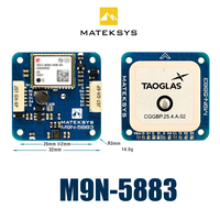 Matek Systems M9N-5883 GNSS M9N GPS & QMC5883L With Compass Module Built-in Patch Antenna For RC FPV Long Rang Racing Drone