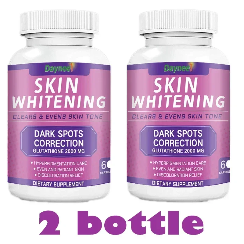 

2 bottles 120 pills Glutathione 2000Mg Skin Pills Beauty Capsule health food