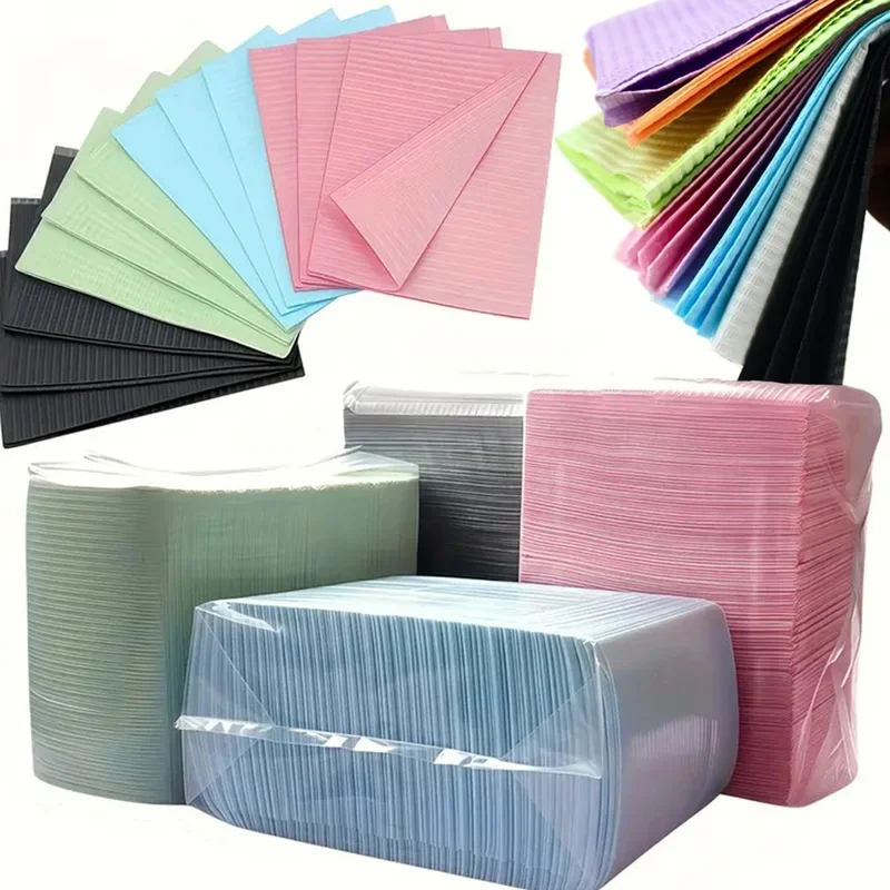 10/20pcs Disposable Tattoo Clean Pad Multicolour Tattoo Bibs Table Covers Patient Dental Bibs Napkins Tattoo Accessories
