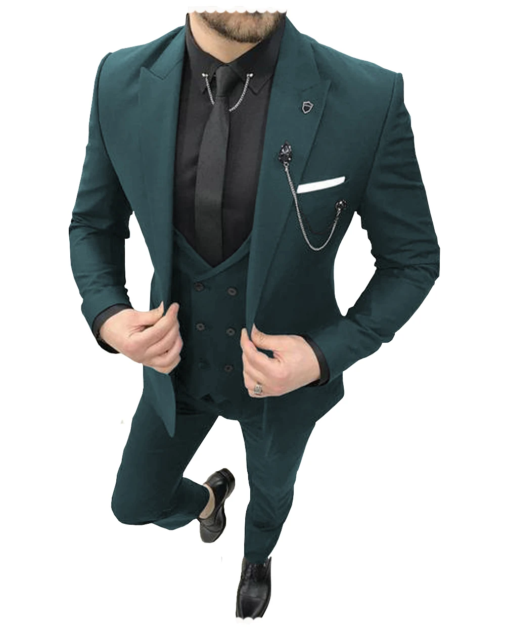 

Formal Blazer Sets 3 Pieces Men Suits for Wedding 2022 Tuxedos Business Suits Groom Tuxedos Suit (Blazer+Pants+Ves