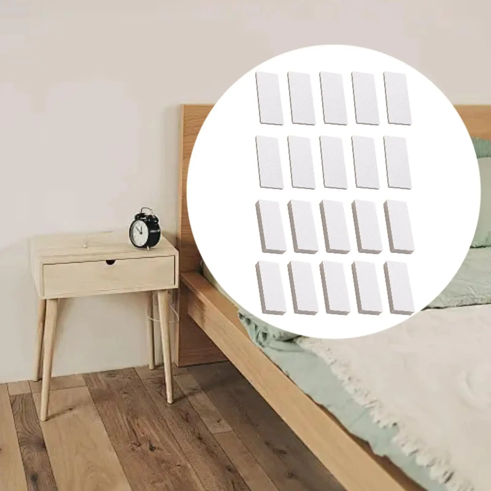 20 Pieces Headboard Stoppers Supplies Multifunction Tools EVA Foam Bed Stoppers for Furniture Home Bed Frame Headboard Office 20 Pieces Headboard Stoppers Supplies Multifunction Tools EVA Foam Bed Stoppers for Furniture Home Bed Frame Headboard Office