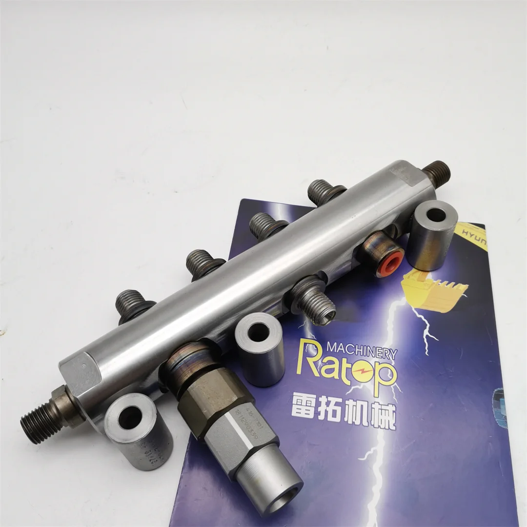 320D 323D Fuel Common Rail Assy 4383416 3586634 32F61-50900 E320D E323D Fuel Manifold Common Rail Assy 438-3416 358-6634