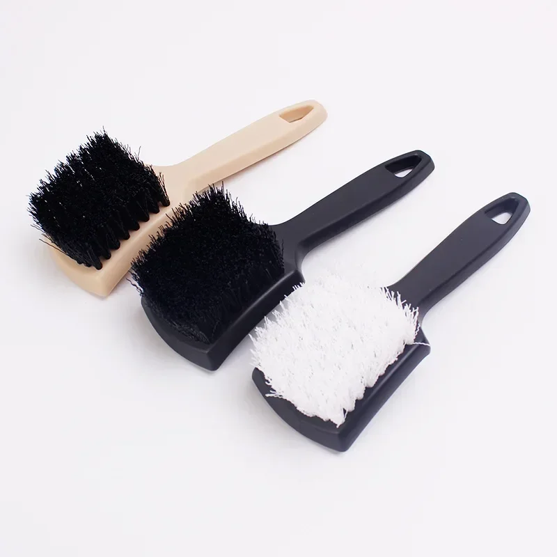 

Auto Tire Rim Brush Wheel Hub Cleaning Brushes Car Wheels Detailing Cleaning Accessories Black White Tire Auto Washing Tool