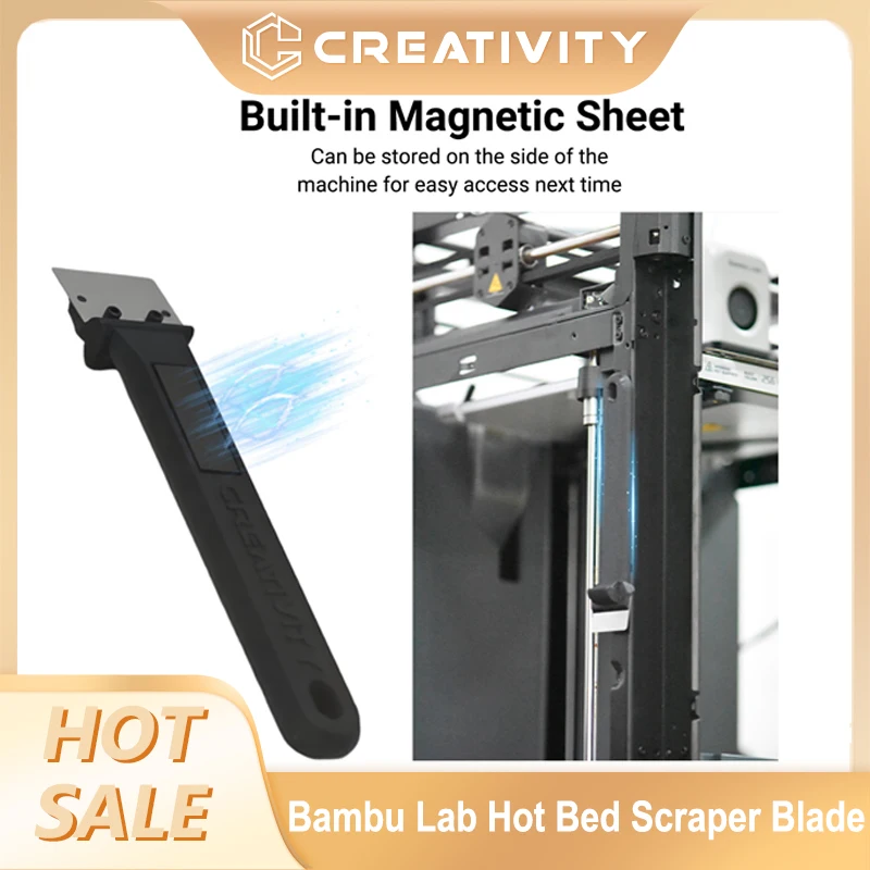 

1/3/5pcs Bambu Lab Original 3D Printer Hot Bed Scraper Blade for Bambulab X1/P1 A1 Series Universal