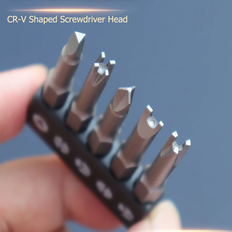 5PCS U-Shaped Y-Shaped Triangular Internal Cross Three Point Special Screwdriver Double Head L-Shaped Mini Socket Wrench Tool