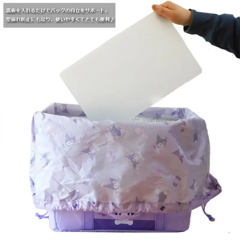 مرحبا كيتي حقيبة سفر سانريوس الخروج سعة كبيرة Kawaii حقيبة عزل رسم حبل حقيبة تخييم حقيبة كتف حقائب للمرأة