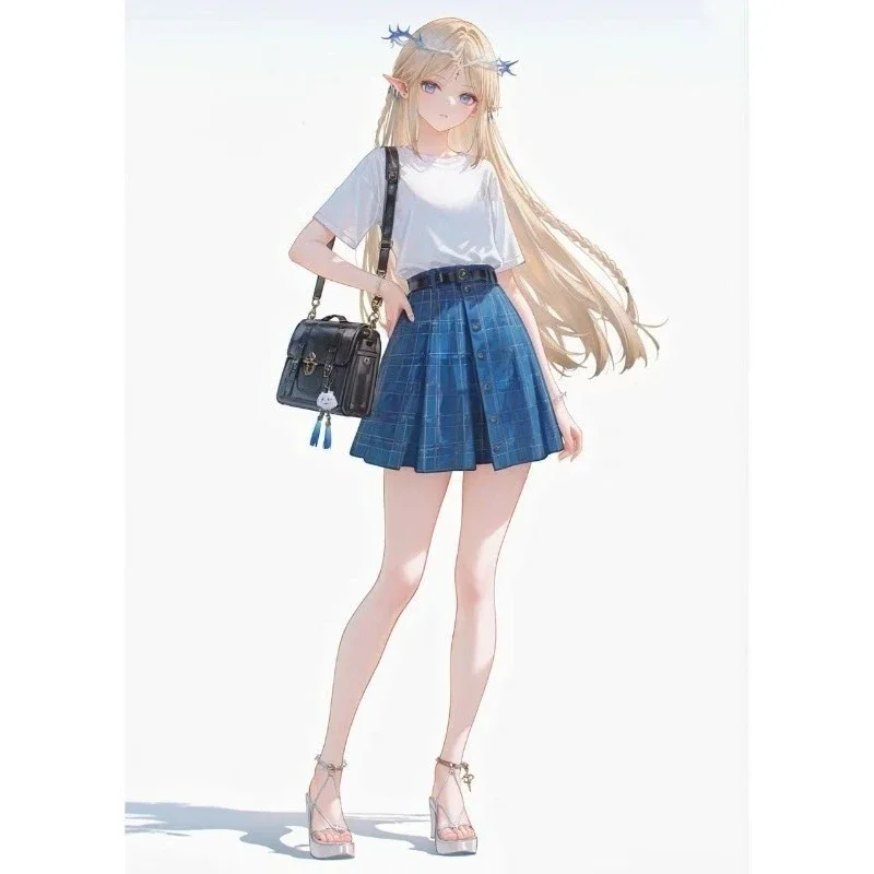 Anime Game Wuthering Waves Character Standing Card Desktop Decoration Ornament Collection Fan Cosplay Model Sign Meaningful Gift