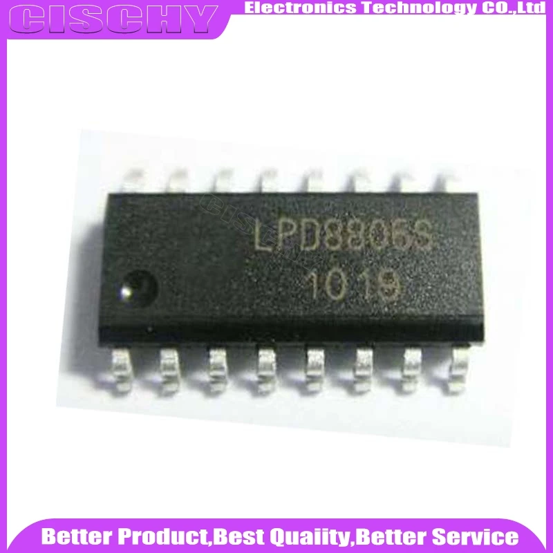 10pcs/lot LPD8806 LPD8806S 8806 SOP-16 In Stock