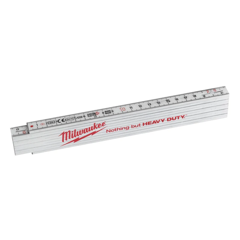 Milwaukee 4932459301 Composite Folding Rule 2m Precise Waterproof  Corrosion Resistant Practical Tool Ruler