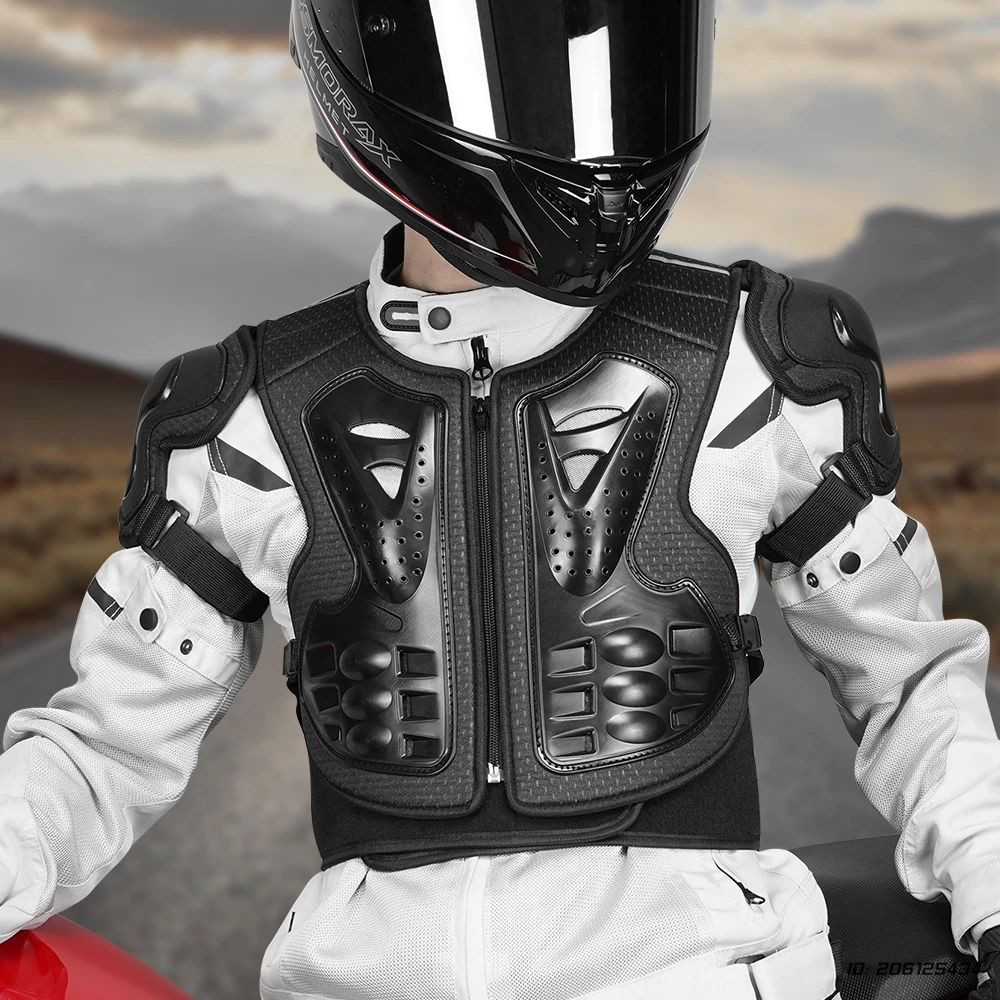 

HEROBIKER Adult Ski Armor Chest Vest Armor Motocross Full Body Armor Protection Chest Back Protection Vest Moto Skiing Skating