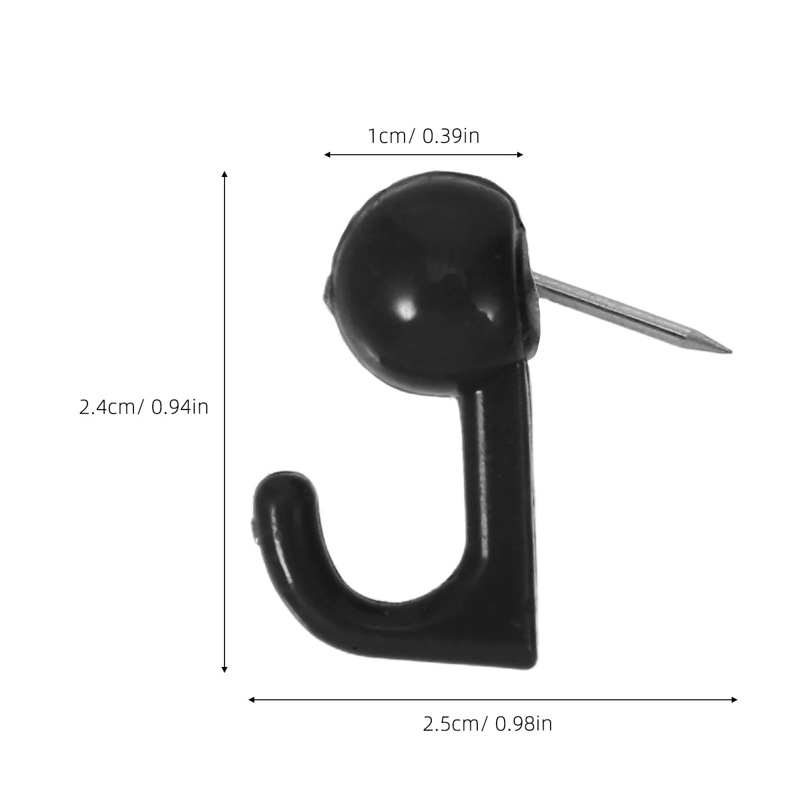 50Pcs Push Pin Hangers Picture Hanging Tacks Decorative Thumb Tack Hooks Versatile Wall Tacks for Home Office Cork Board Poster